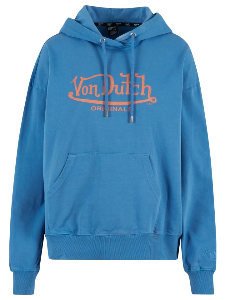

Толстовка с капюшоном Von Dutch, синий