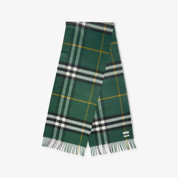 

Гигантский шарф из кашемира Burberry, зеленый