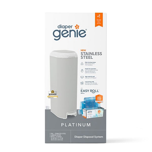 

Сумка Platinum pail Diaper Genie, Stone Gray