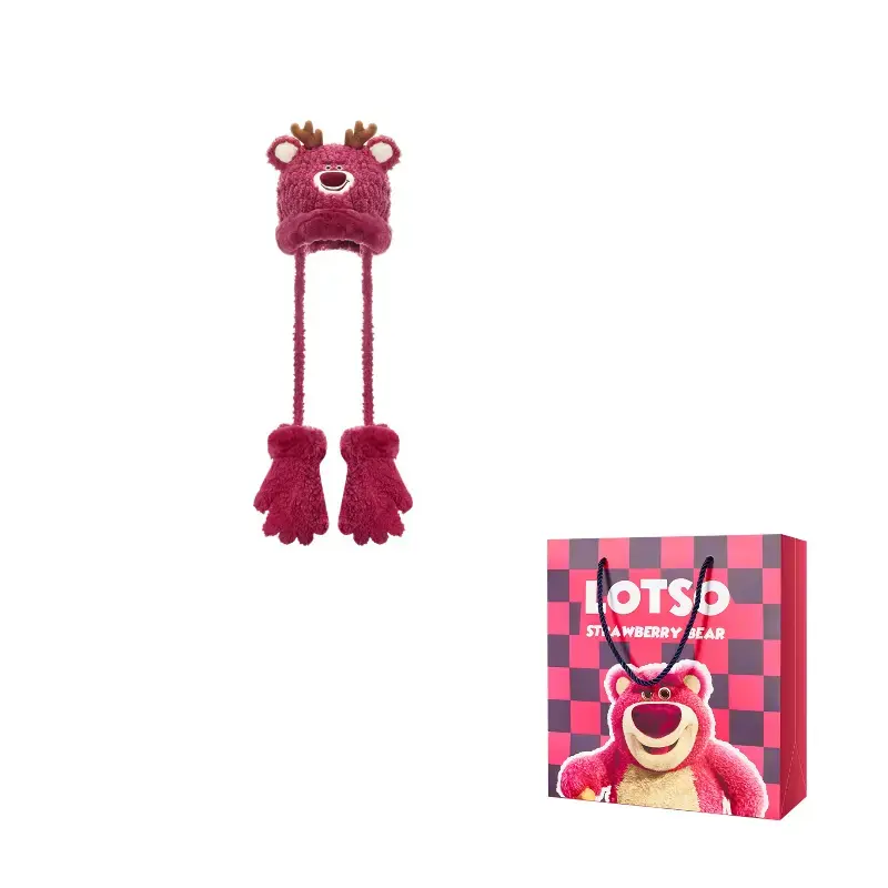 

Серия Strawberry Bear, женские шапка и кепки из полиэстера Disney