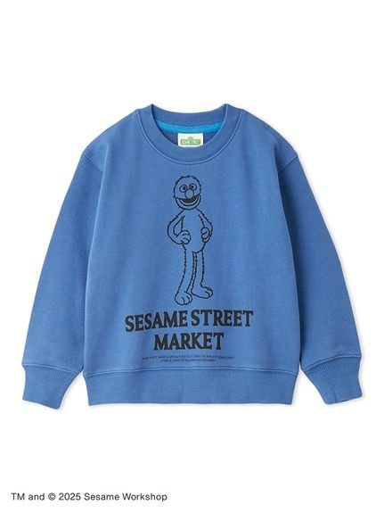 Флисовый пуловер Sesame Street Market, NVY[089]