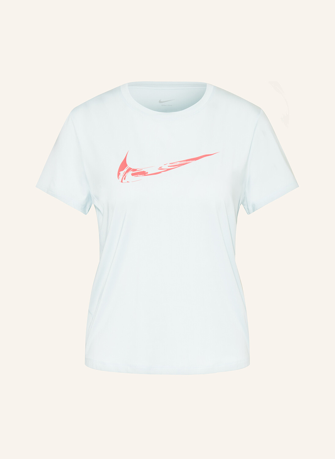 

Футболка one swoosh Nike, цвет HELLBLAU/PINK