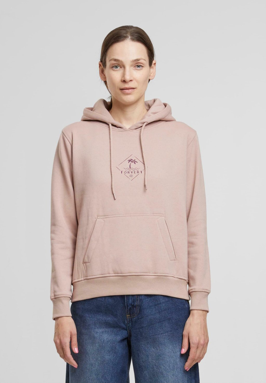 

Толстовка Hoodie Forvert, светло-розовый