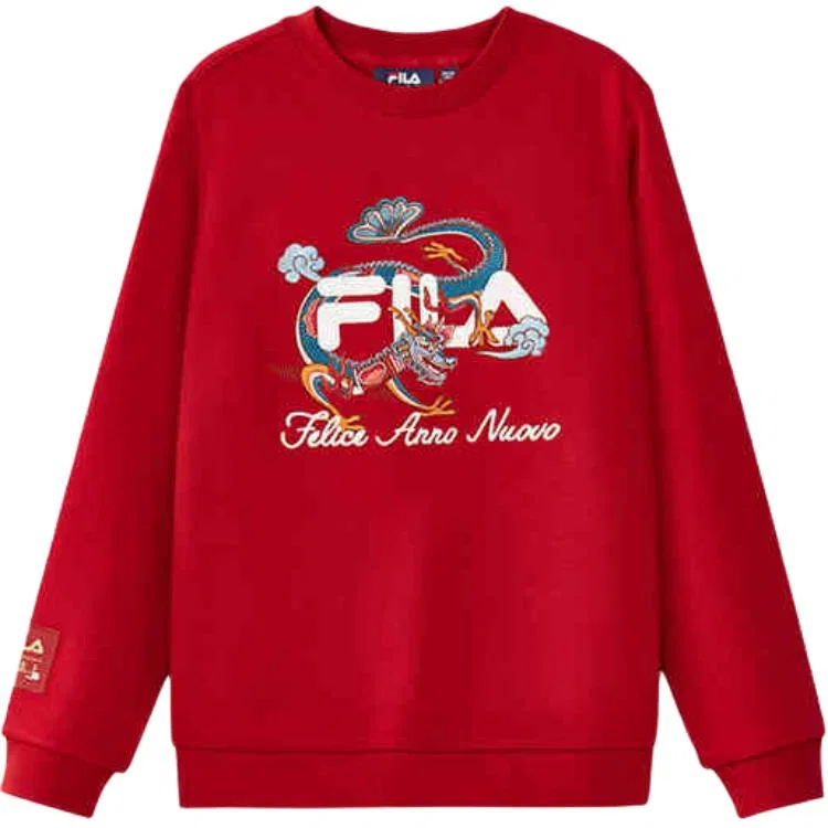 Свитшот FILA KIDS Rhythm Red Teenagers красный