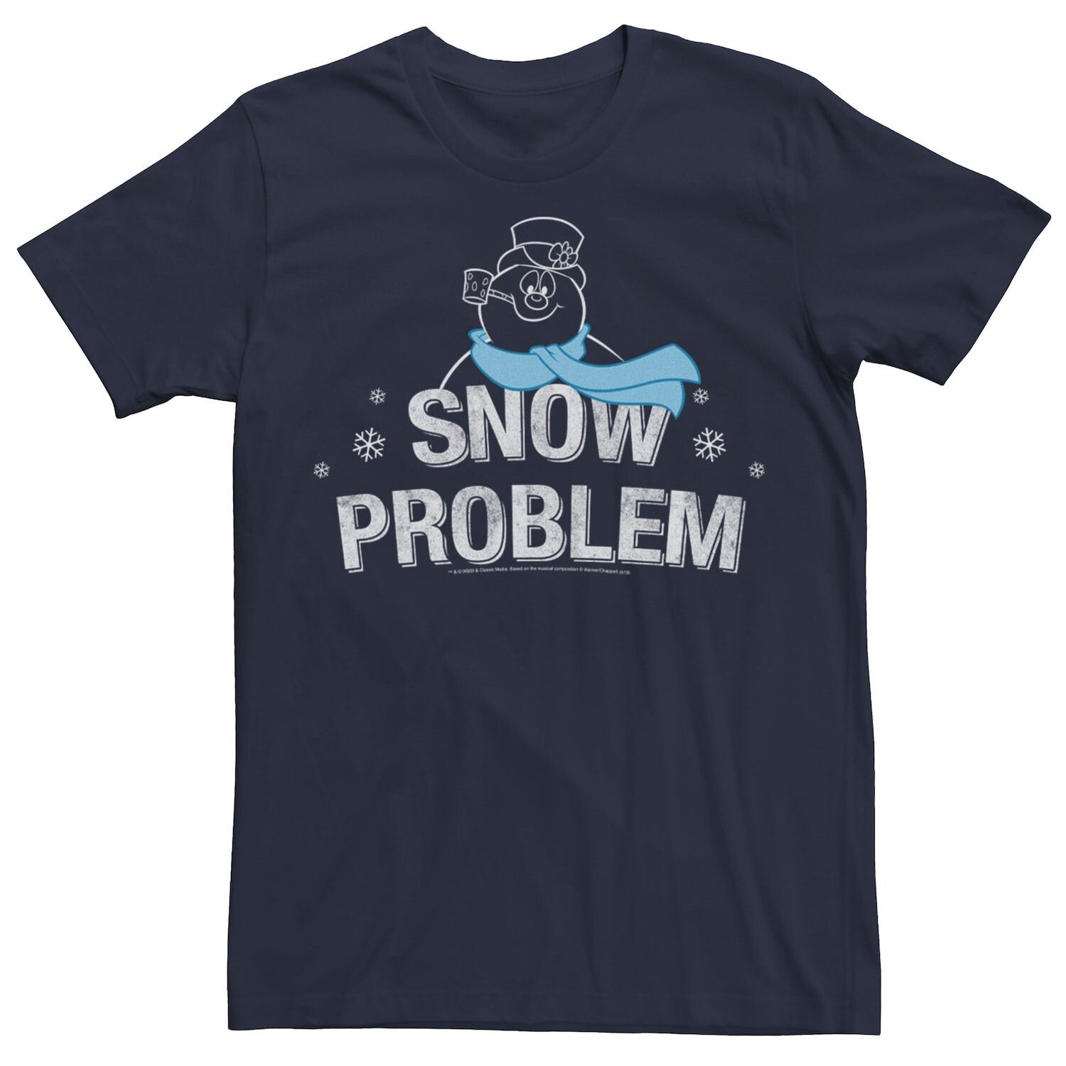 

Мужская футболка Frosty The Snowman Snow Проблема Licensed Character