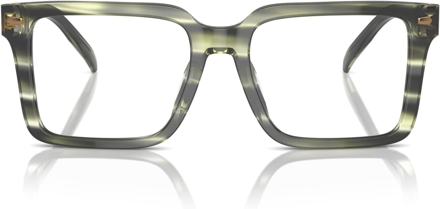 

Michael Kors мужские очки для зрения Mk4121u Mosel, универсальная посадка, квадратная оправа, Olive Horn/Demo Lens