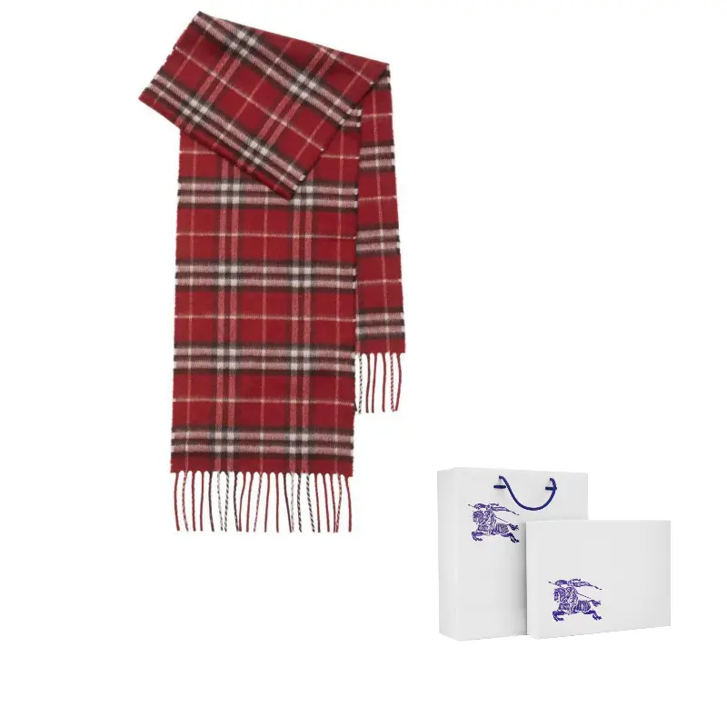 

Burberry Детский кашемировый шарф, Red