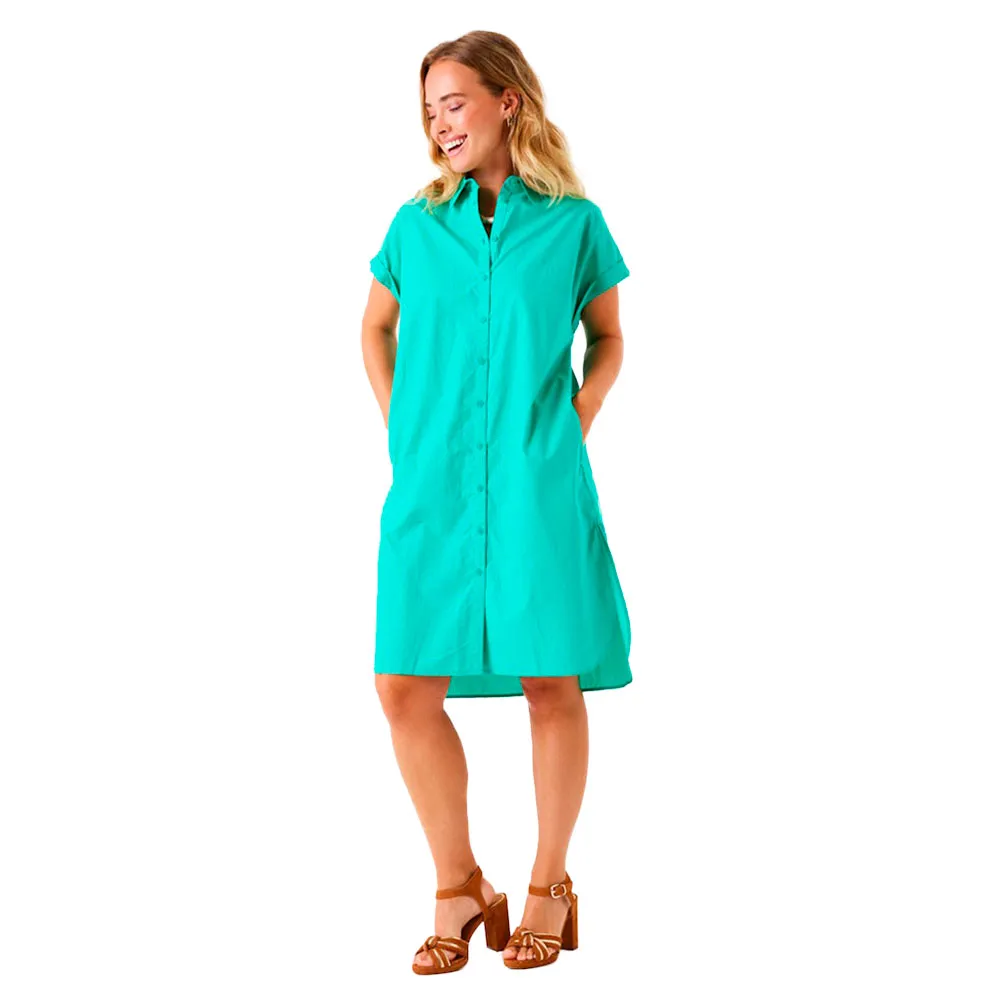 

Платье Garcia F50082 short sleeve midi, зеленый