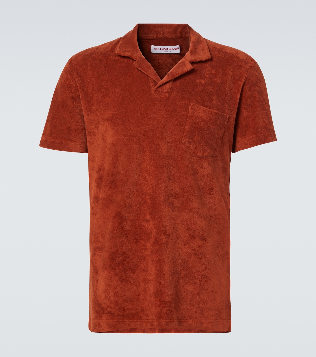 

Хлопковая поло из махровой ткани Orlebar Brown, Canela