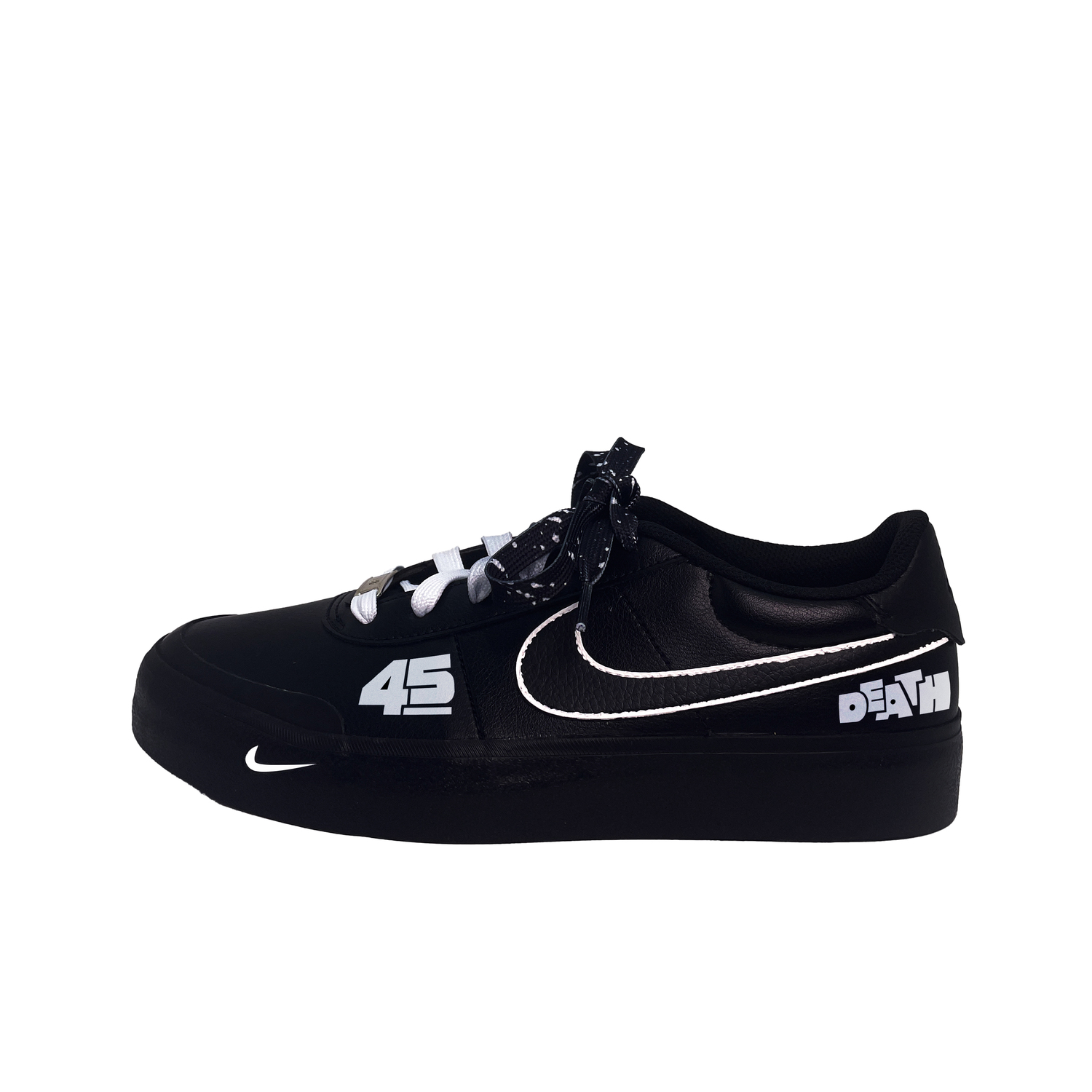 

Nike Кроссовки для скейтбординга Court Shot Snowstep устойчивые к истиранию низкие унисекс черные, цвет Black
