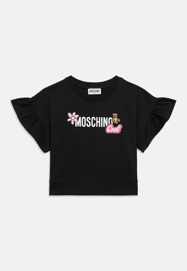 Футболка с дополнительным принтом Moschino, Nero/Black — фото 3