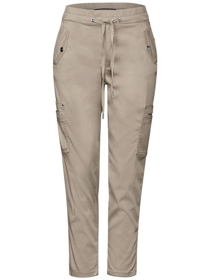 

Тканевые брюки Street One, цвет buff grey