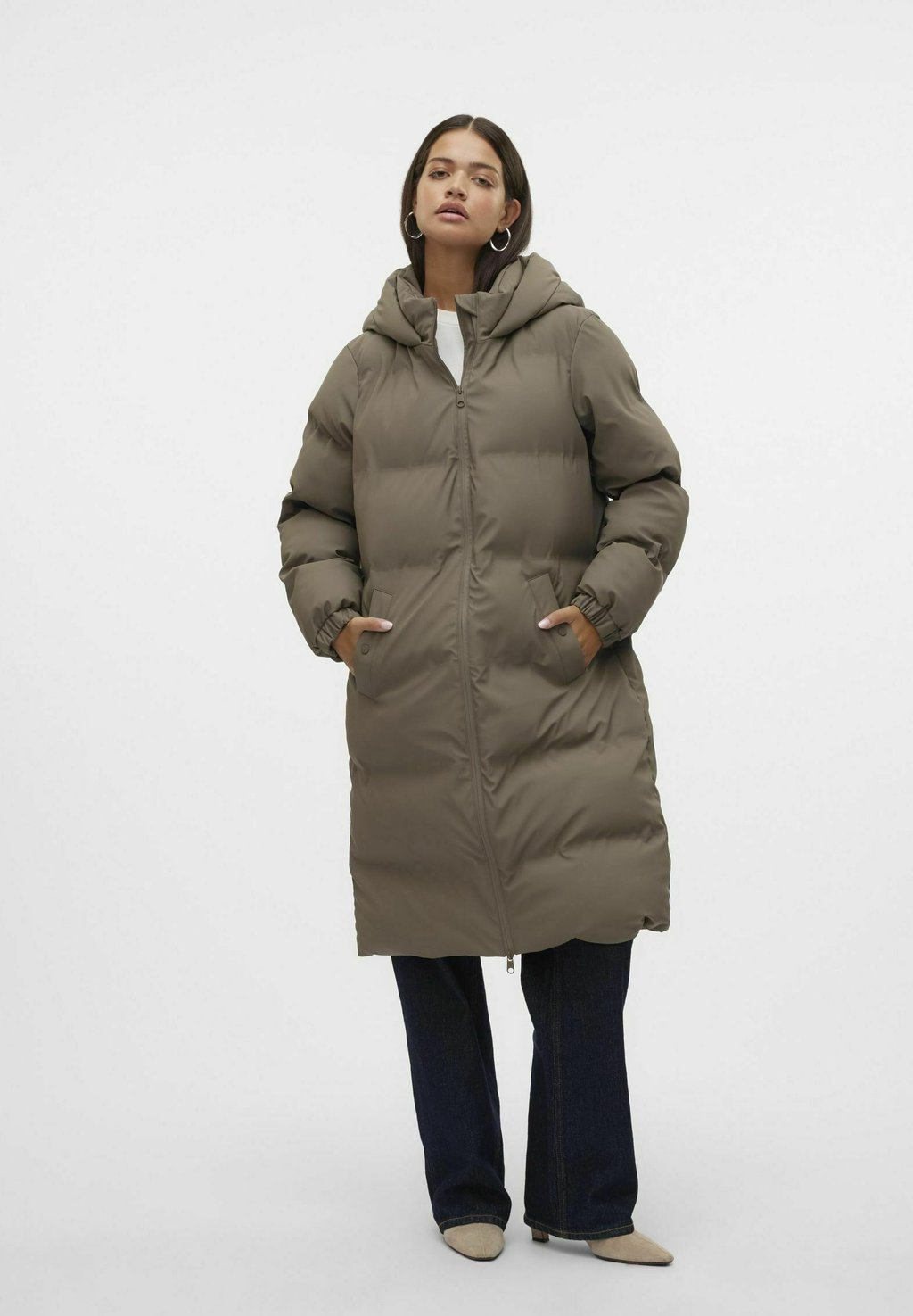 

Зимнее пальто NOE Vero Moda, темно-серый
