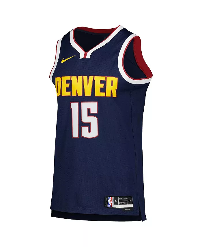 Мужская и женская баскетбольная майка Nikola Jokic Denver Nuggets в стиле Swingman - Icon Edition, цвет navy Nike — фото 2