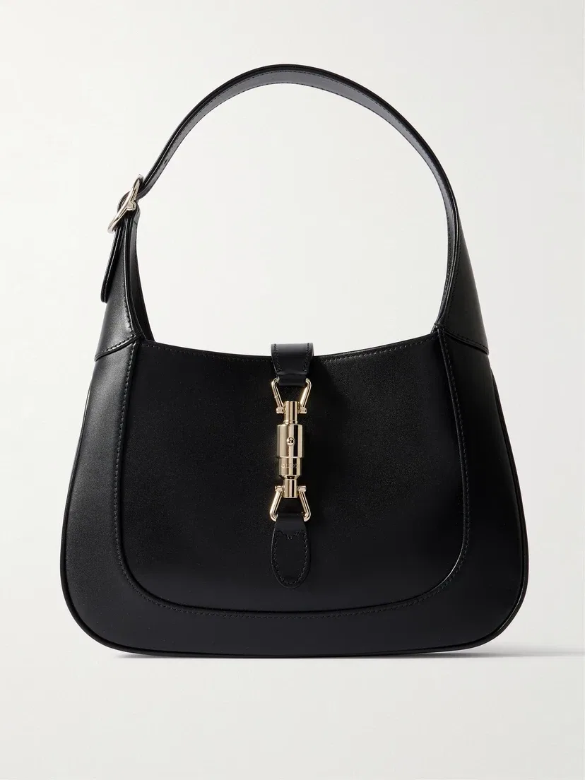 Кожаная сумка на плечо Jackie 1961 GUCCI, черный