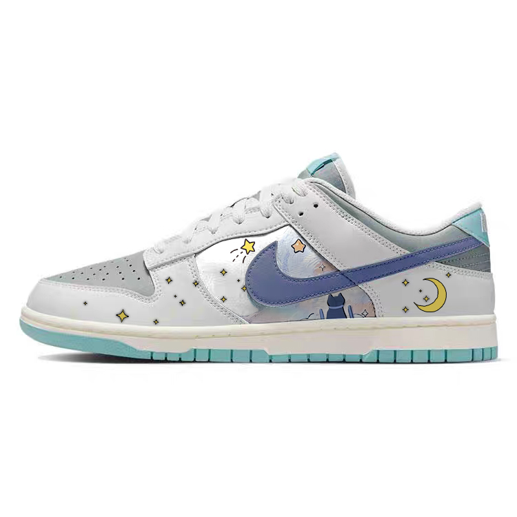 

Nike Кроссовки для скейтбординга Starry Sky с нескользящей подошвой, износостойкие, мужские, серо-синие