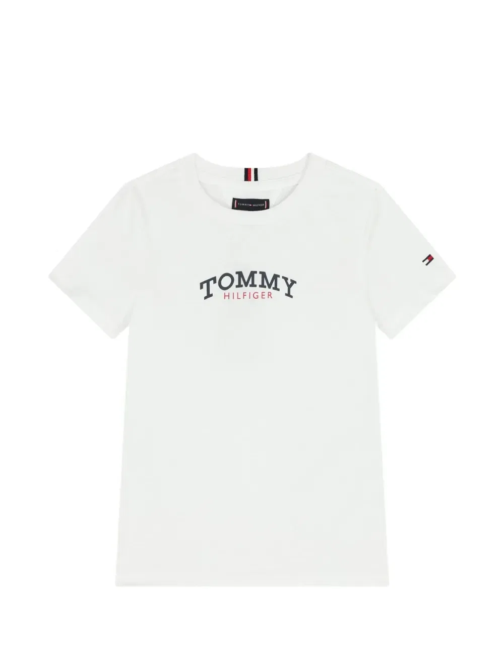 Комплект из футболки и шортов с логотипом Tommy Hilfiger Junior, белый — фото 3