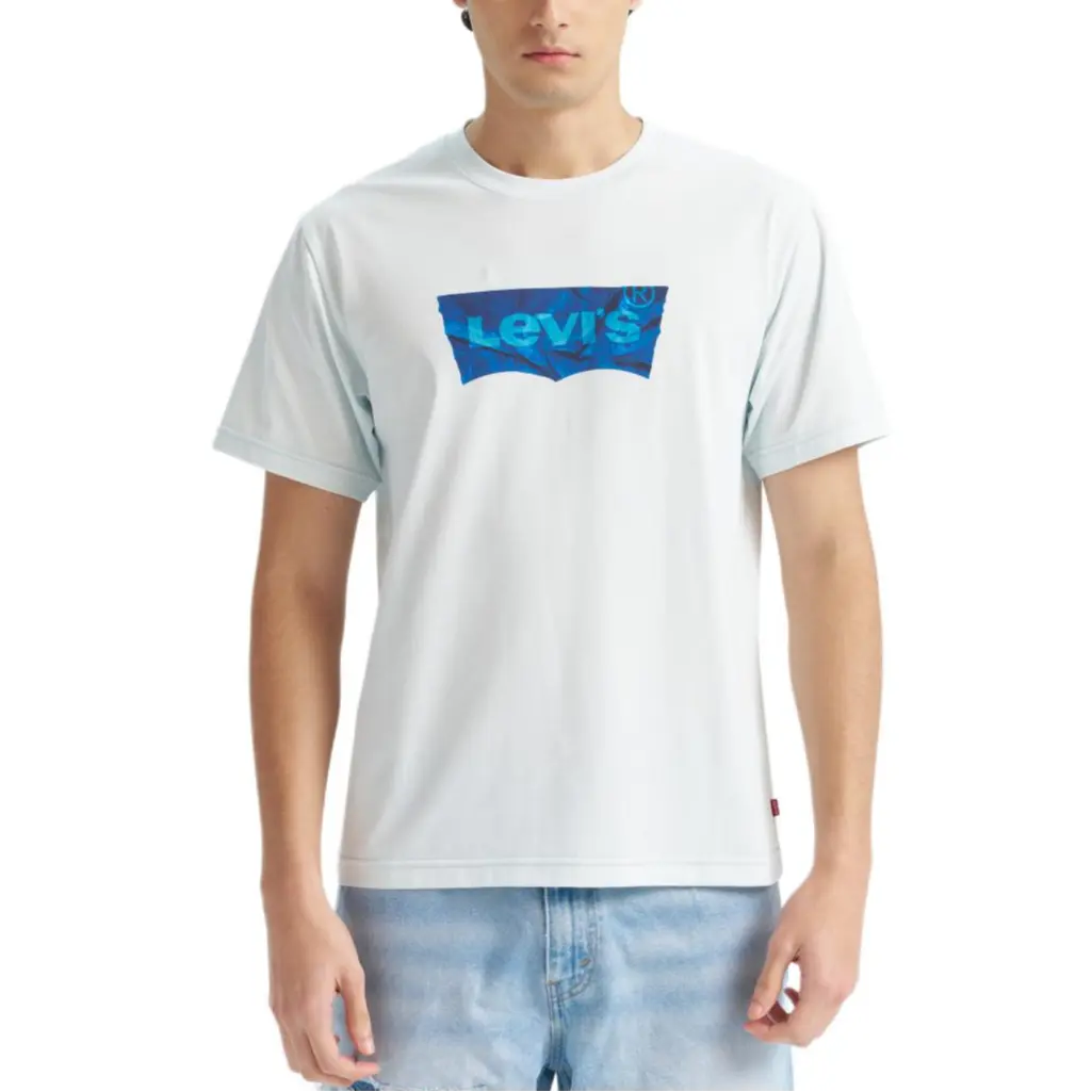 Levis Футболка мужская светло-голубая — фото 2
