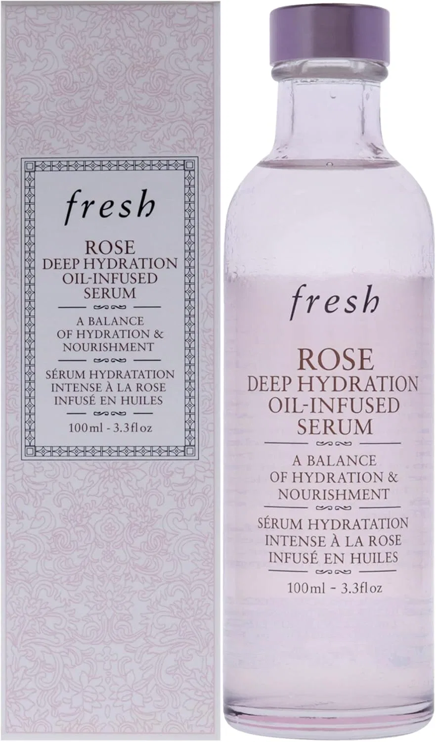 Эссенция Fresh — Для лица увлажняющая Rose Deep Hydration Oil-Infused Serum, 100 мл