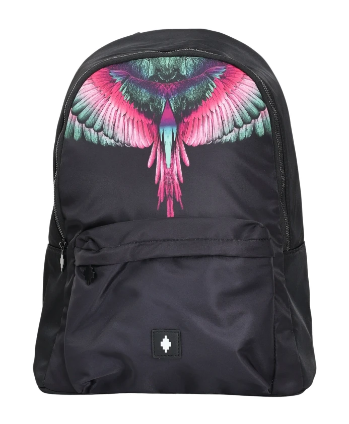 

Современный функциональный черный рюкзак Marcelo Burlon, черный