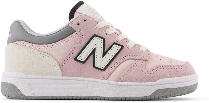 Детские кроссовки New Balance 480 V1 на шнуровке (унисекс), розовый — фото 3