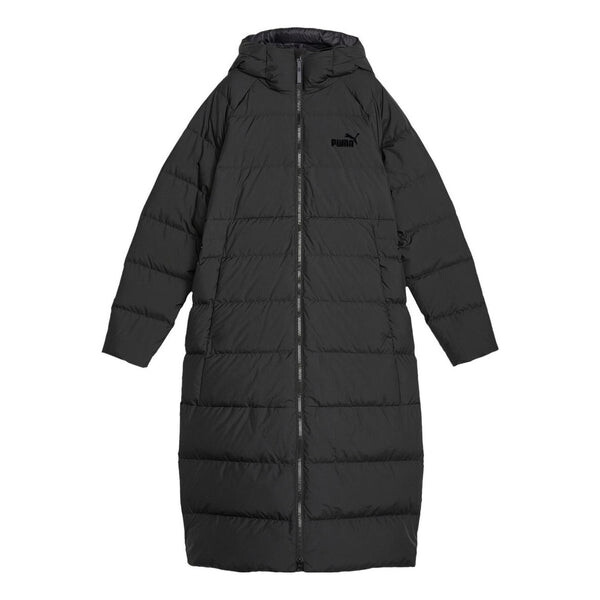 

Куртка long hooded down coat 'black' Puma, черный