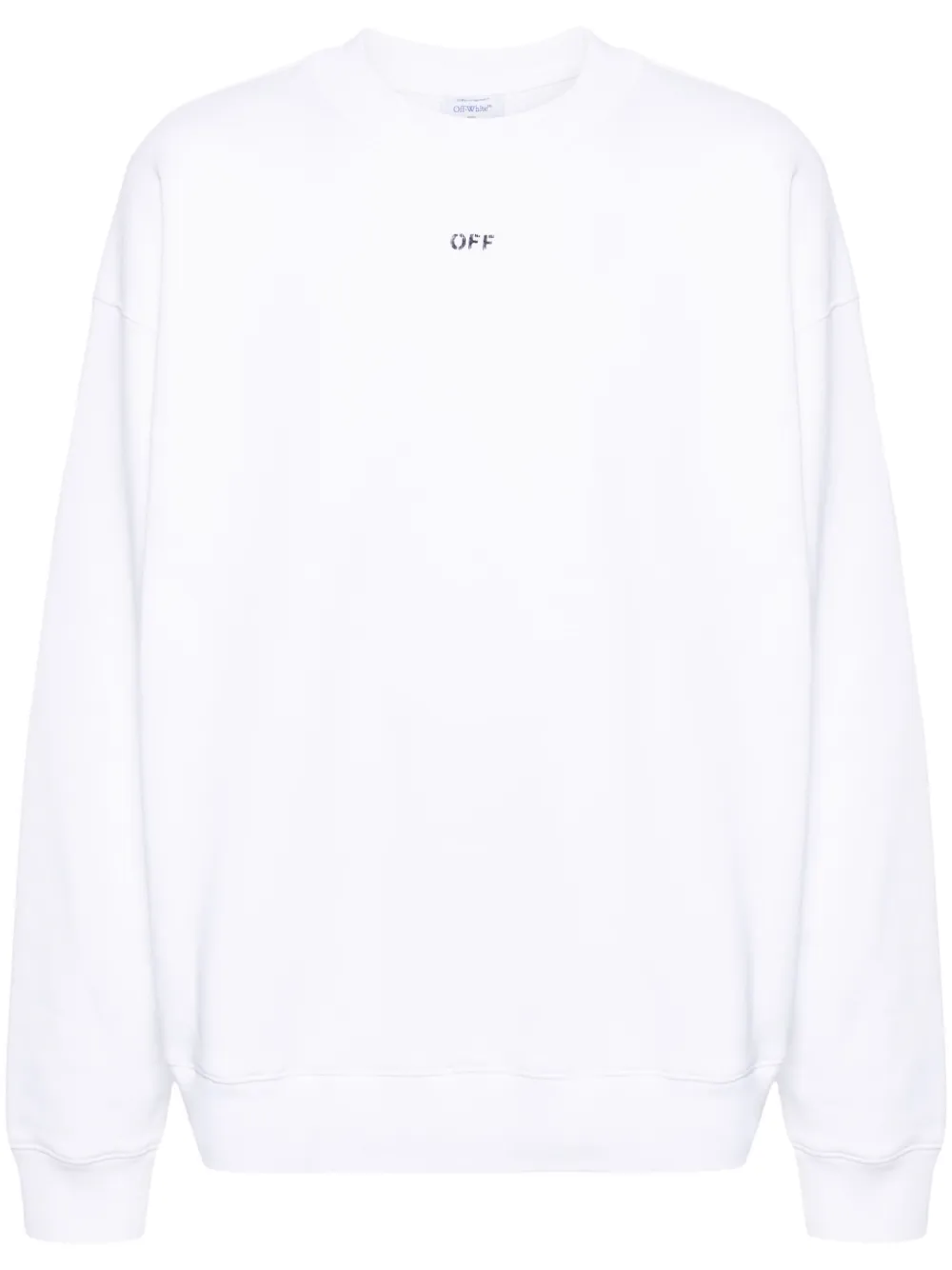 

Толстовка с вышитым логотипом OFF-WHITE, белый