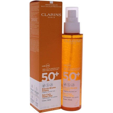 Солнцезащитный водный спрей для тела Spf 50+ 150 мл, Clarins — фото 3