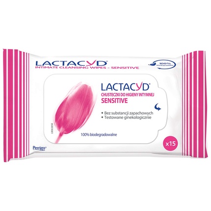 

Салфетки для интимной гигиены Lactacyd Sensitive без запаха