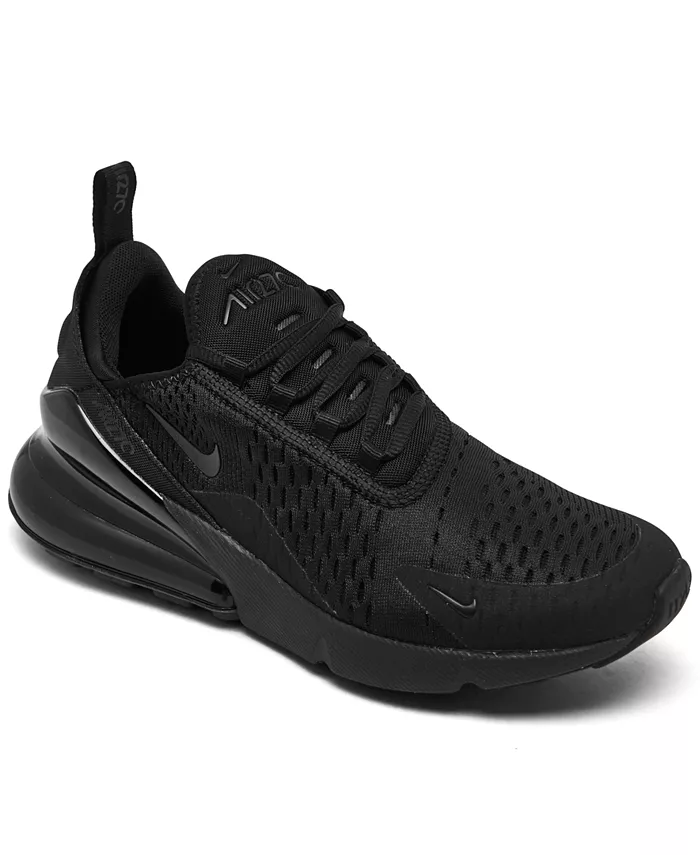 Женские повседневные кроссовки Air Max 270 от Finish Line Nike, черный