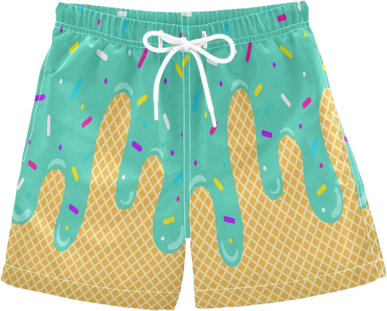 Шорты баскетбольные Ice Cream Drip, Mint Green — фото 4