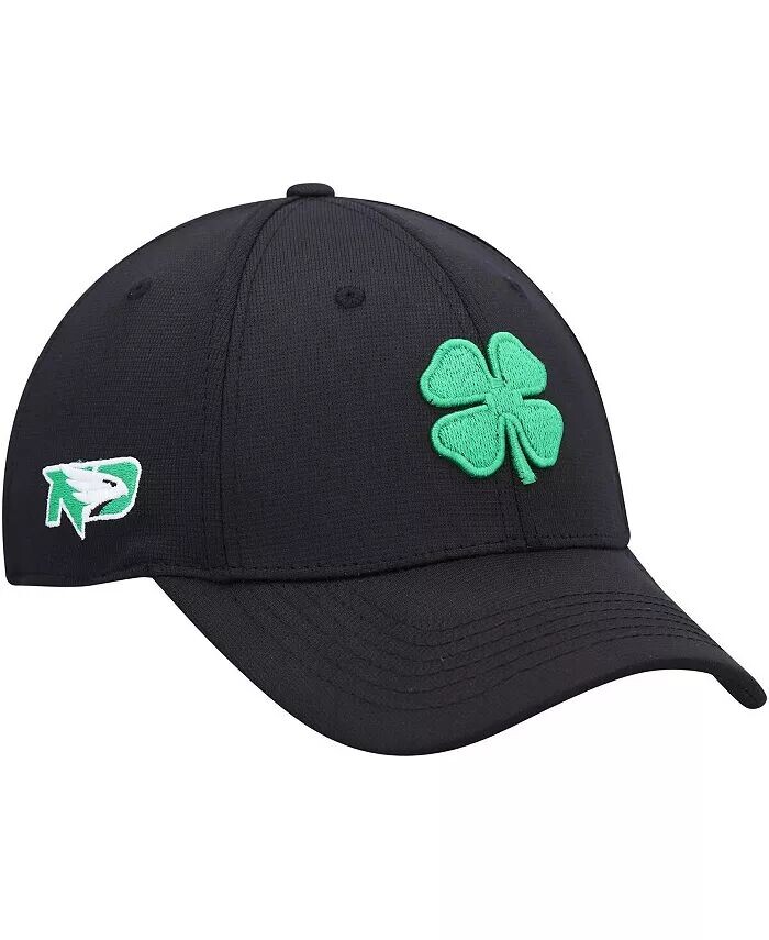 

Мужская черная шляпа North Dakota Spirit Flex Black Clover