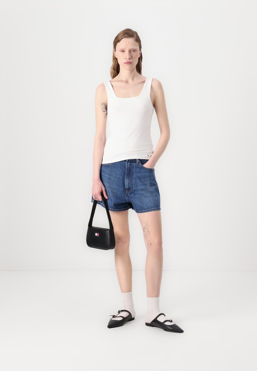 Джинсовые шорты Tommy Hilfiger, цвет Flo — фото 2