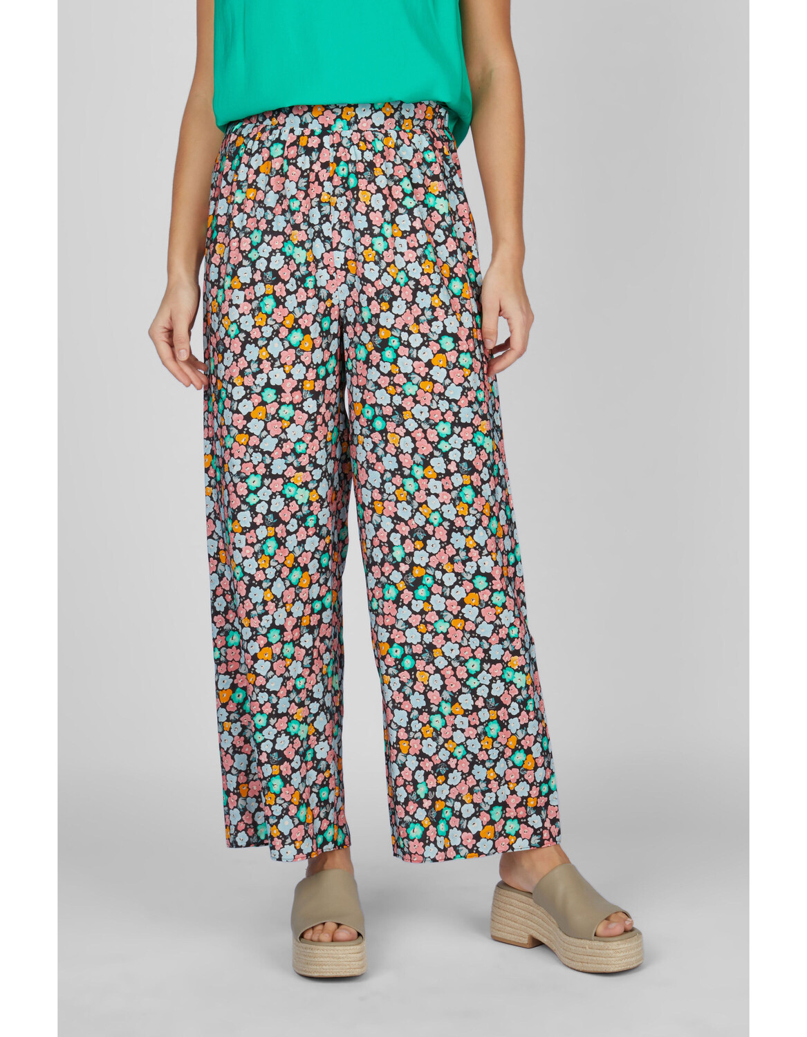 

Брюки Lovely sisters Palazzohose Henna, цвет mint print