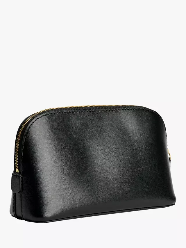 Косметичка Aya Small из кожи, черная By Malene Birger — фото 2