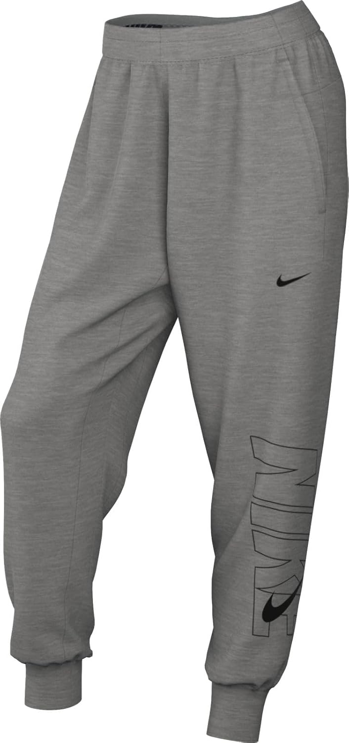 

Мужские зауженные фитнес-брюки Nike Therma-FIT, Dark Grey Heather/Black