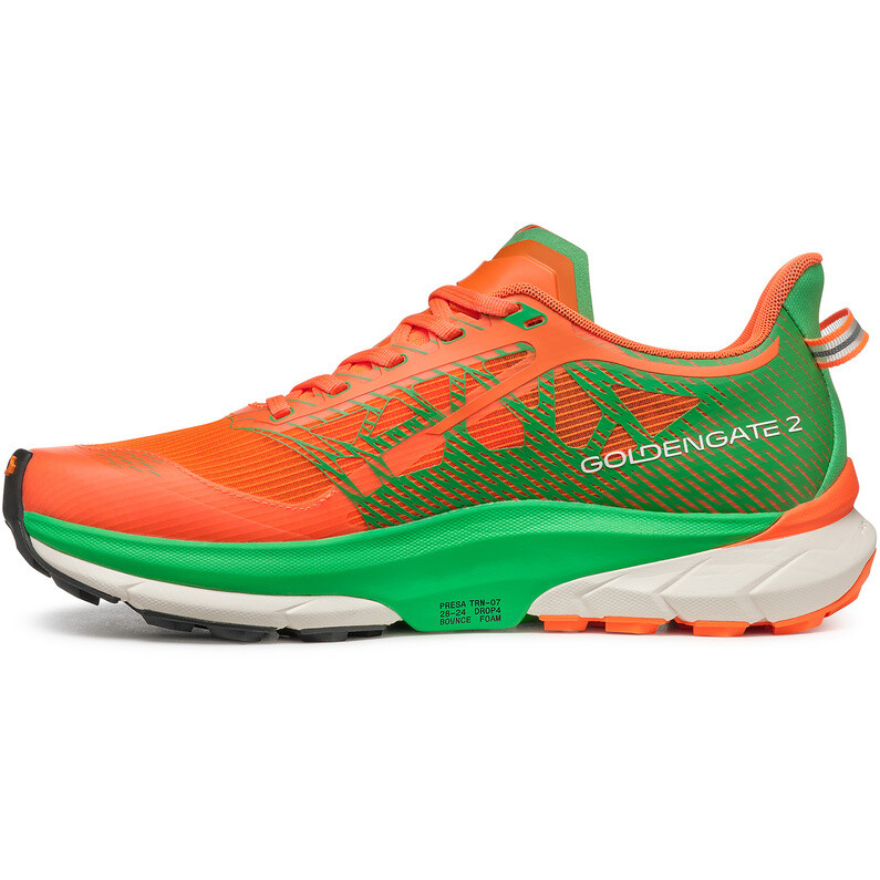 Мужские туфли Golden Gate 2 ATR Scarpa, цвет Orange Fluo-Spring Green — фото 3