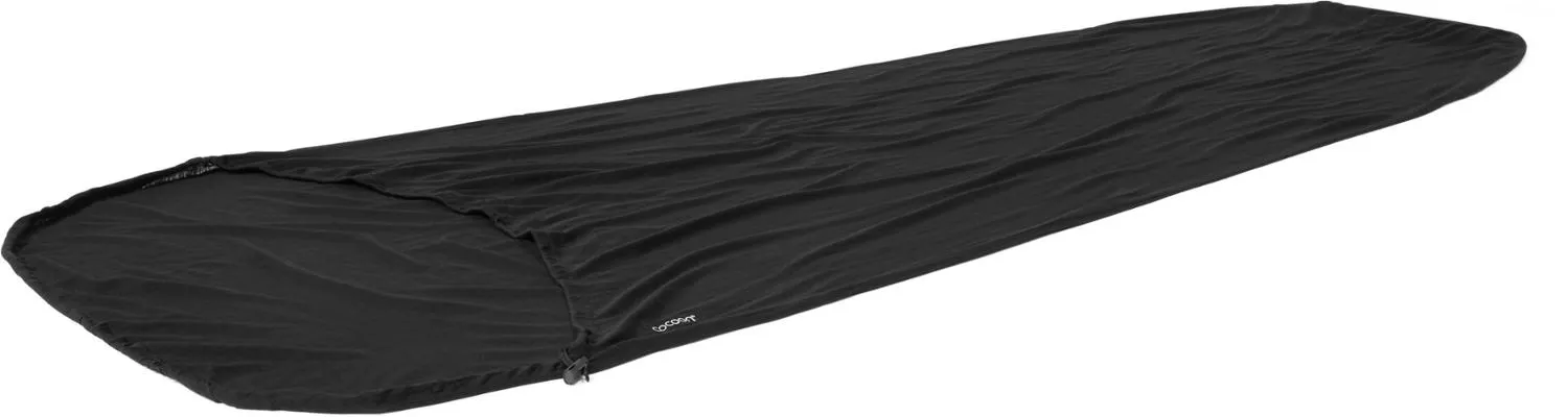 

Вкладыш для спального мешка из мериносовой шерсти COCOON, Black