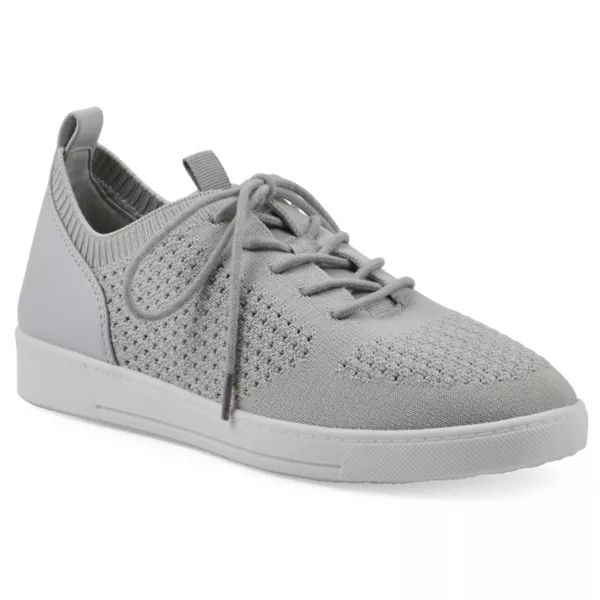 Элитные женские кроссовки на шнуровке White Mountain, цвет light gray fabric