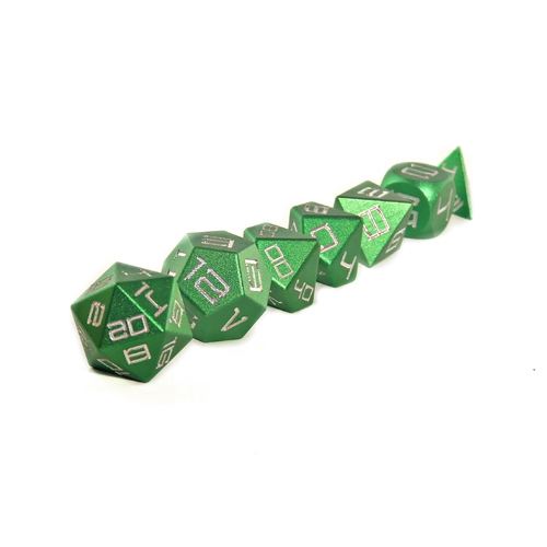 

Игровые кубики Green Single Coloured Aluminium Level Up Dice