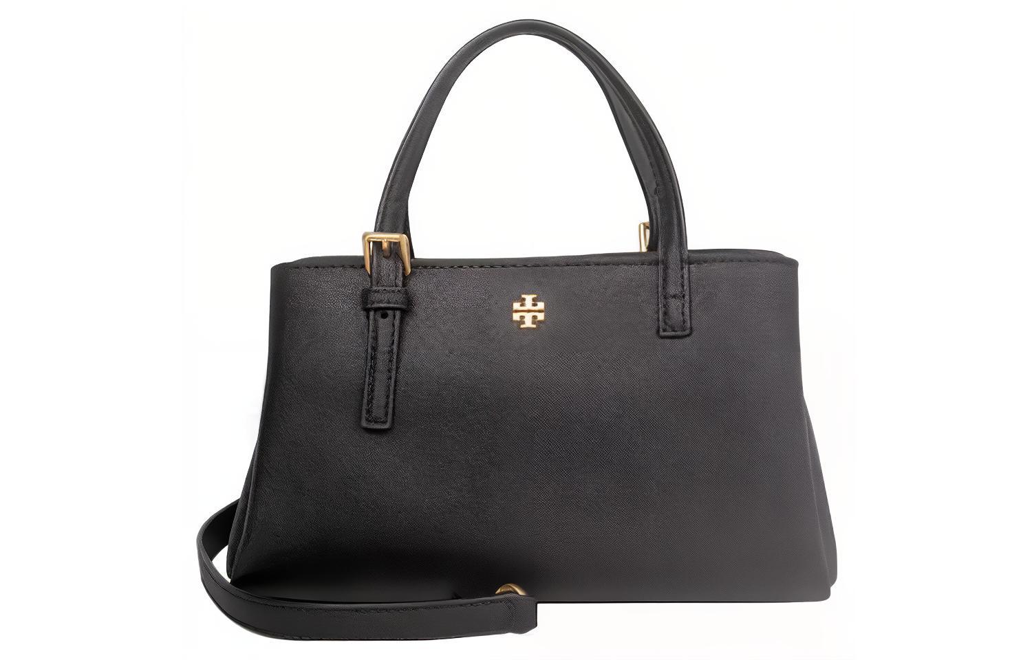 

TORY BURCH Сумка через плечо из коровьей кожи, женская, черного цвета, среднего размера