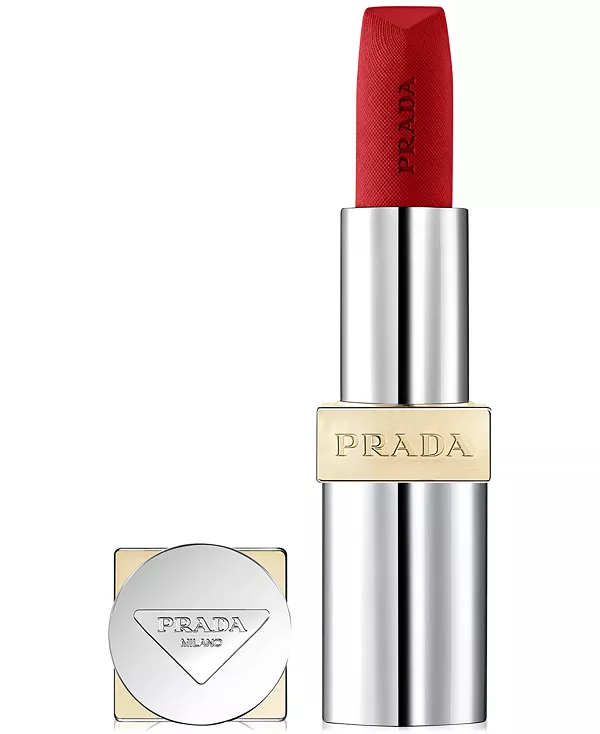 Однотонная гиперматовая нюдовая помада со сменной насадкой Prada Beauty, r27 - rubino