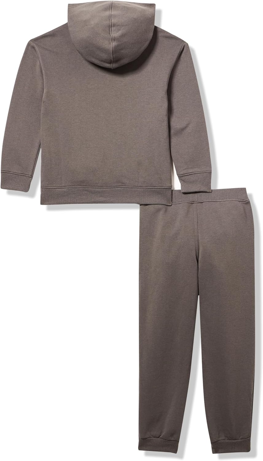 Комплект из двух предметов для бега с капюшоном Calvin Klein для мальчиков, Ck Taupe — фото 3