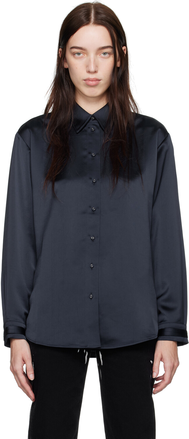 

Рубашка Navy White Label Raven Proenza Schouler