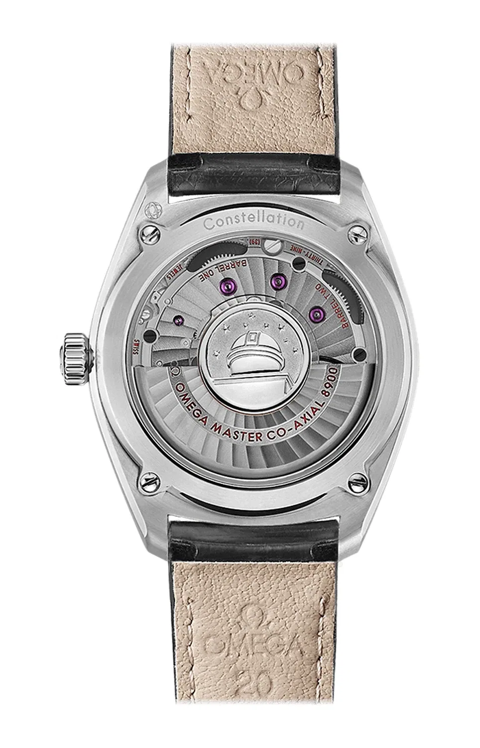 ГЛОБМАСТЕР МАСТЕР КО-АКСИАЛ - 130.33.39.21.02.001 OMEGA, серебряный — фото 2