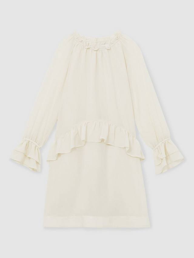 

Детское платье с лунными рюшами Reiss, Ivory