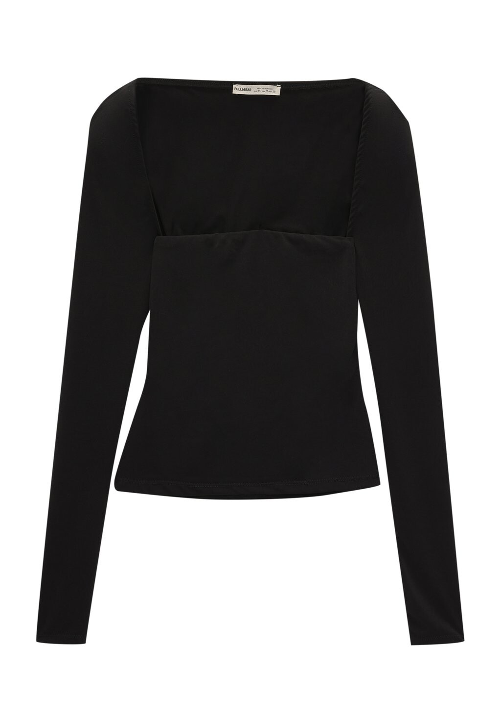 

Топ с длинными рукавами BANDEAU BOLERO PULL&BEAR, черный