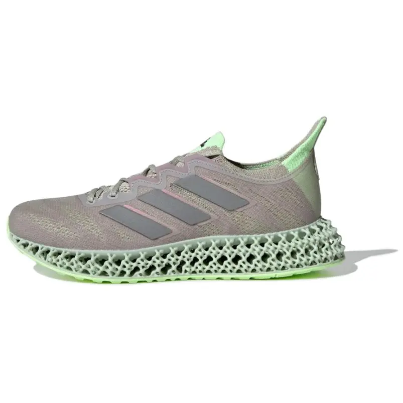 

Кроссовки adidas 4DFWD 3 Putty Grey Matte Silver Green Spark Women's, зеленый