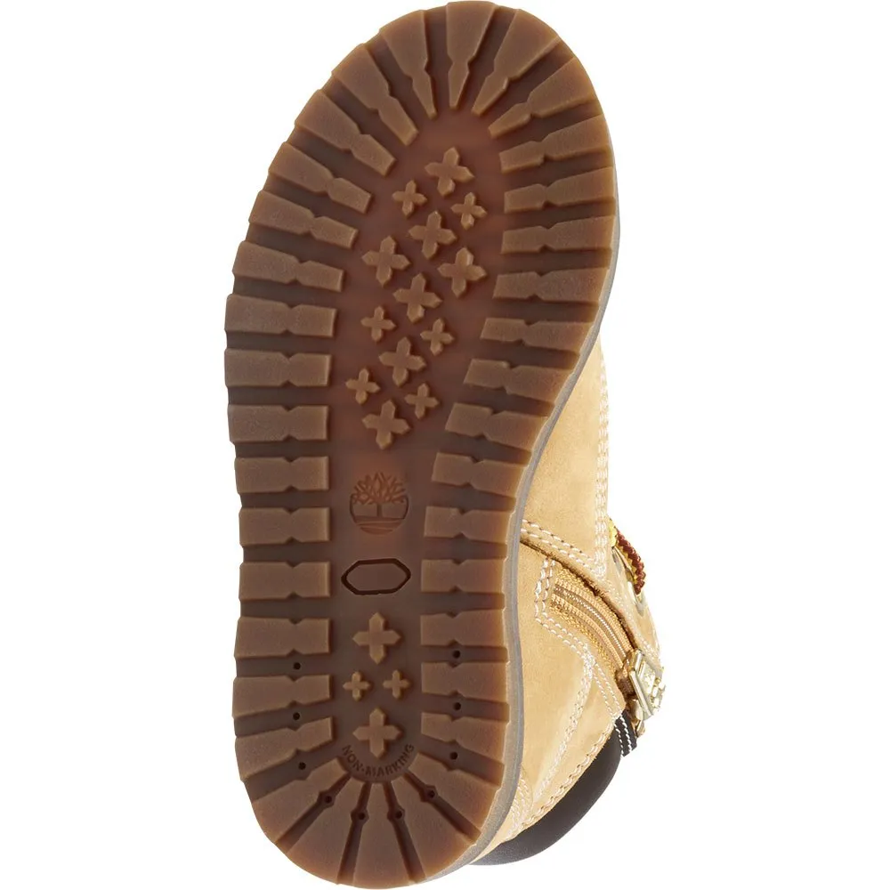 Детские ботинки Timberland Pokey Pine кожаные с боковой молнией, светло-коричневый — фото 2