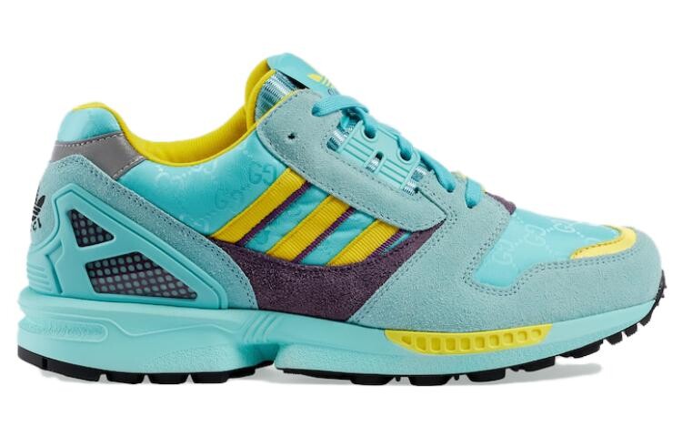 Кроссовки женские Adidas X Gucci ZX 8000, морской — фото 2